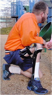 swing phase lock knee joint